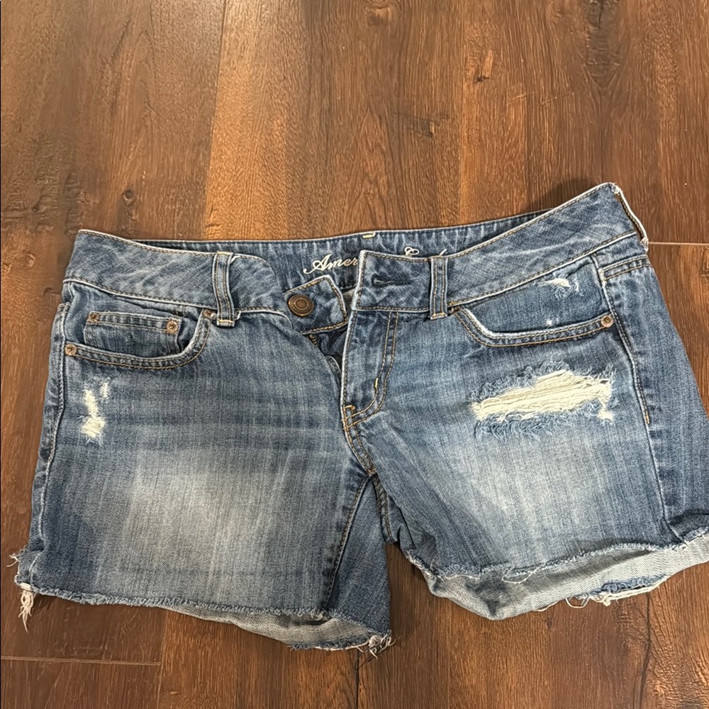 American Eagle Outfitters Women's Blue Denim Shorts